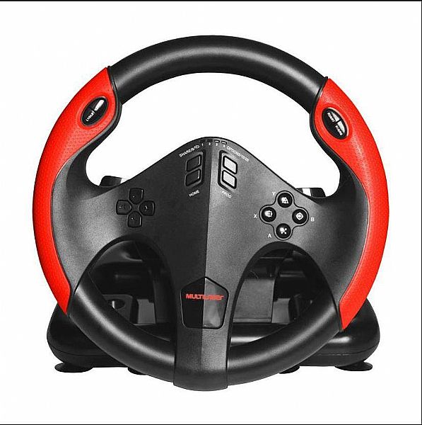 VOLANTE GAMER COM MARCHA E PEDAL JS087