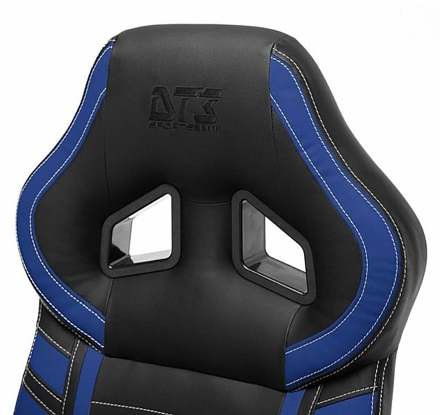 CADEIRA GAMER DT3 GTS WR PRETA E AZUL