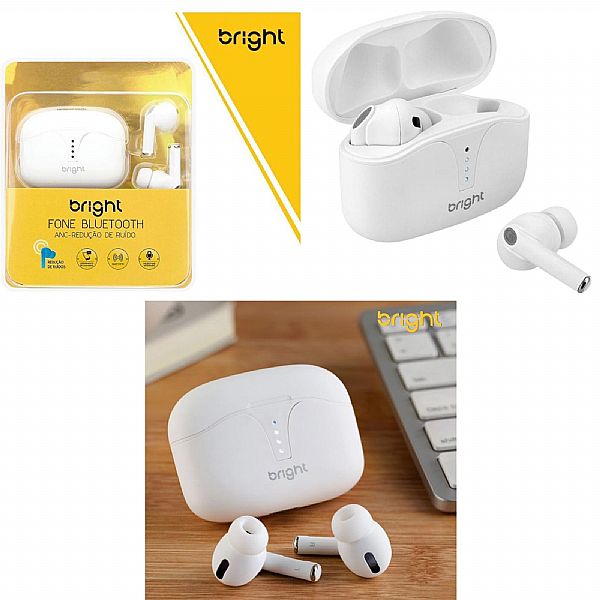  FONE BLUETOOTH ANC- REDUÇÃO DE RUIDO BRIGHT FN567