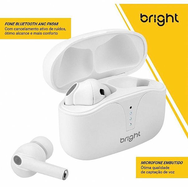  FONE BLUETOOTH ANC- REDUO DE RUIDO BRIGHT FN567